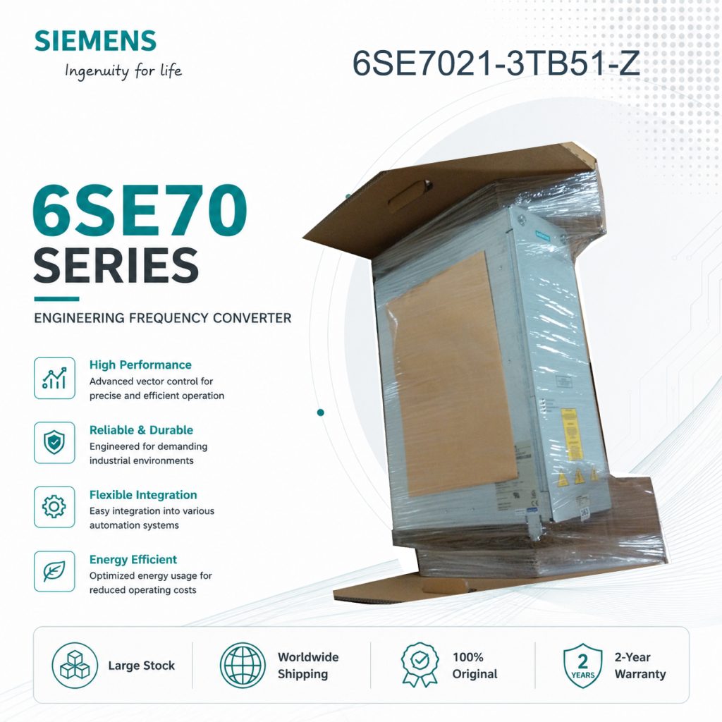 Siemens 6SE7021-3TB51-Z SIMOVERT Masterdrives F...