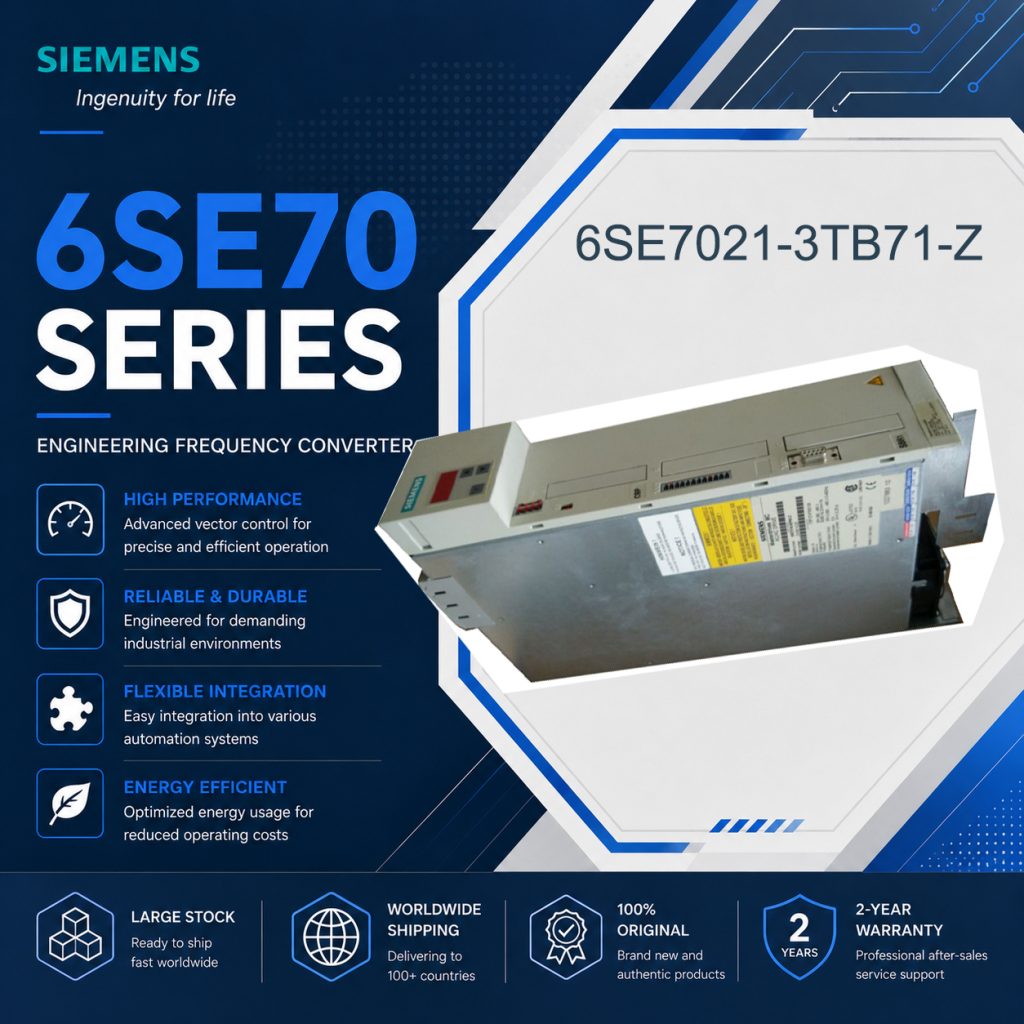 Siemens 6SE7021-3TB71-Z SIMOVERT Masterdrives F...