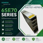 Siemens 6SE7021-4EP60-Z SIMOVERT Masterdrives Industrial AC Drive