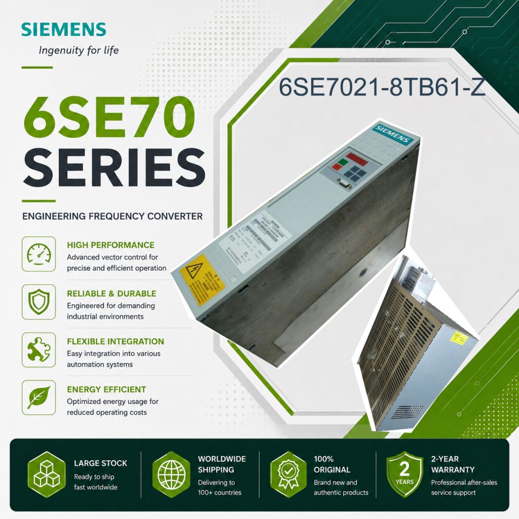Siemens 6SE7021-8TB61-Z SIMOVERT Masterdrives I...
