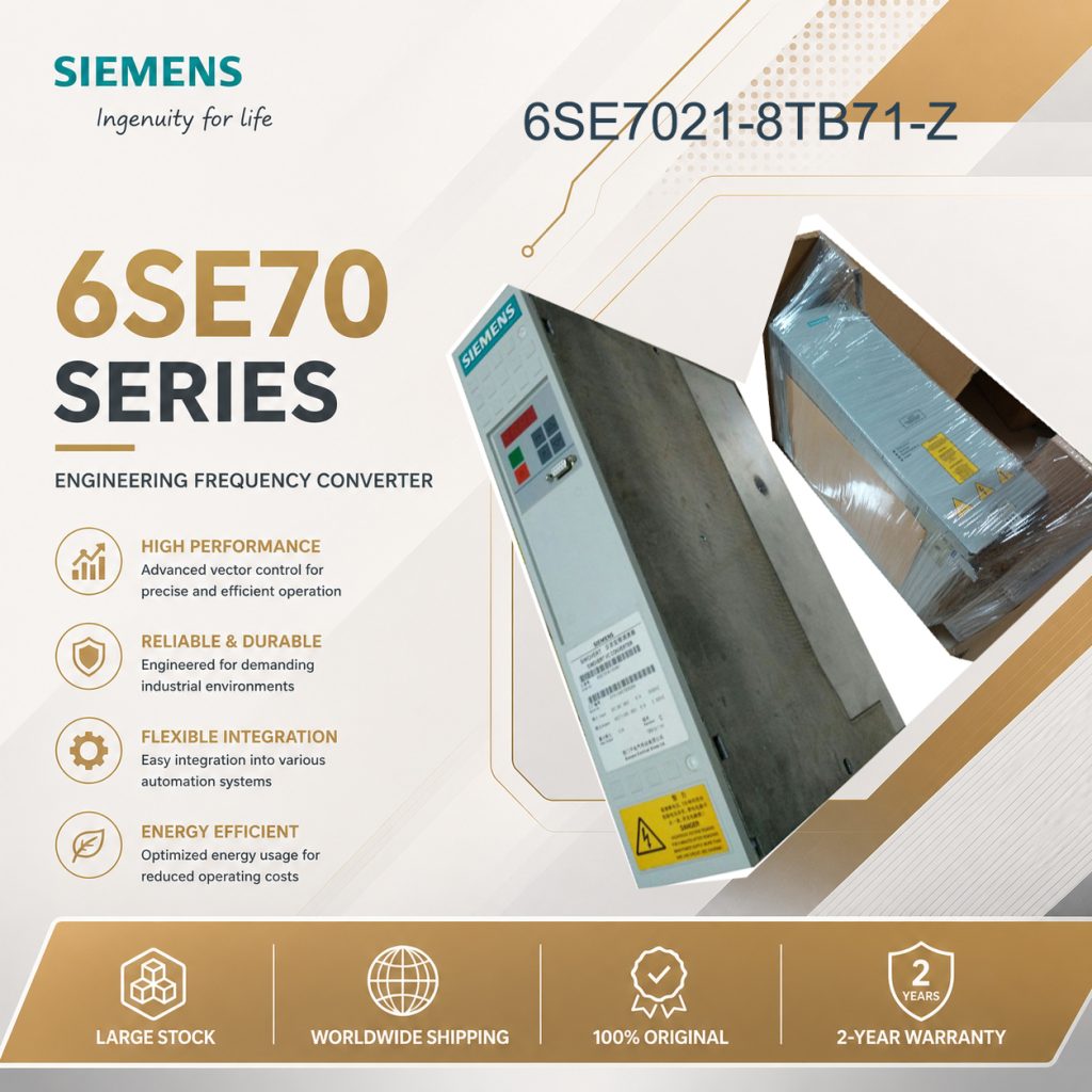 Siemens 6SE7021-8TB71-Z SIMOVERT Masterdrives I...