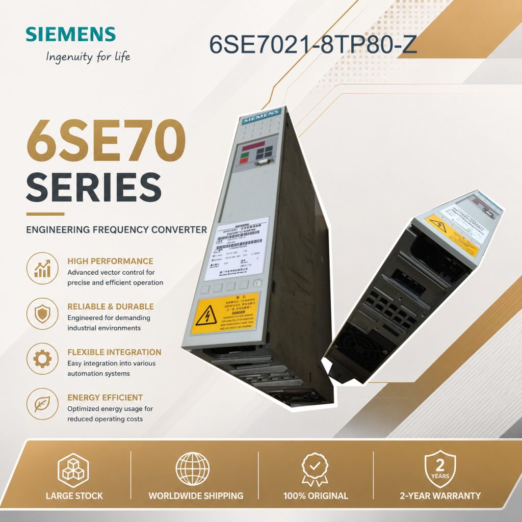 Siemens 6SE7021-8TP80-Z SIMOVERT Masterdrives F...