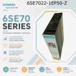 Siemens 6SE7022-1EP50-Z SIMOVERT Masterdrives Frequency Converter