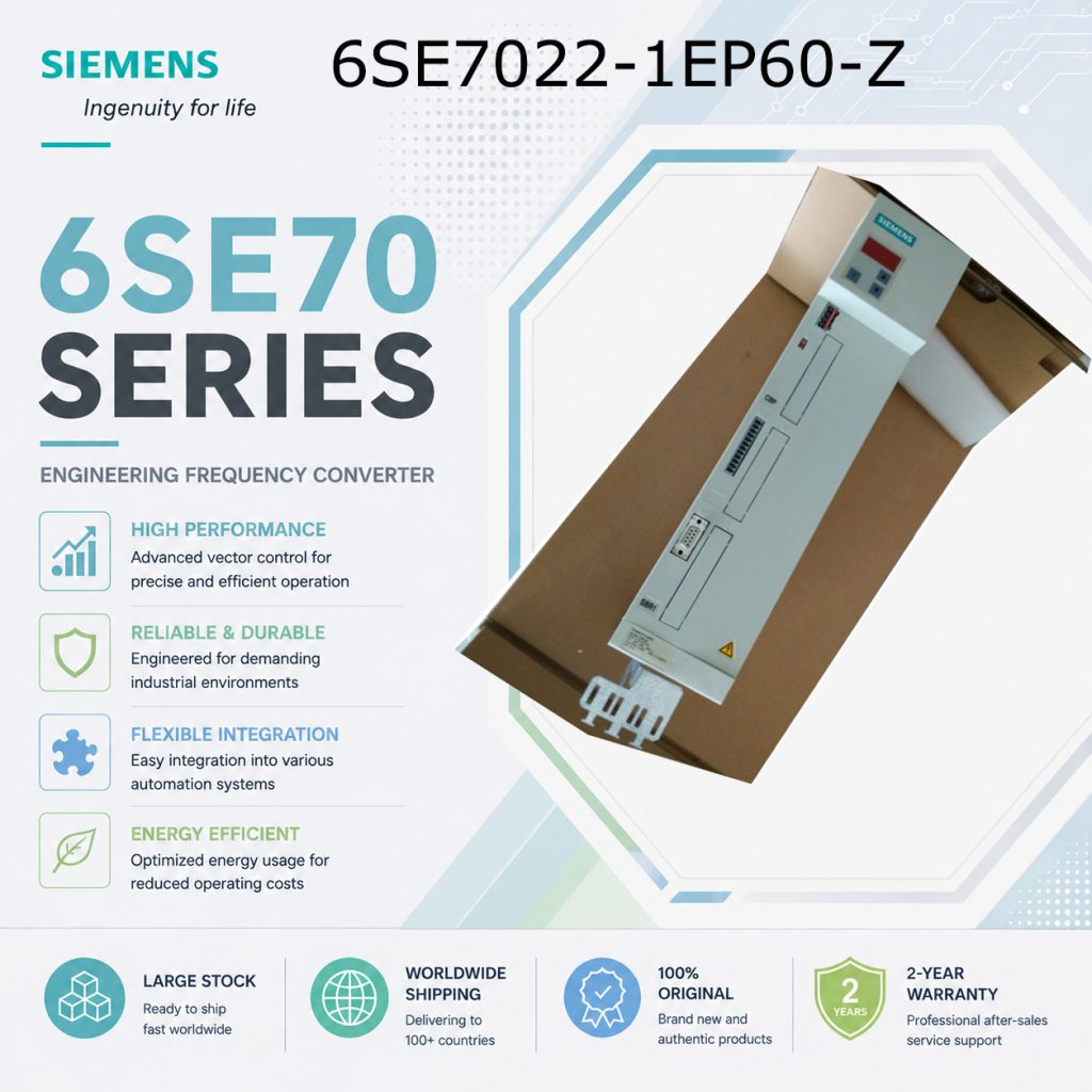 Siemens 6SE7022-1EP60-Z SIMOVERT Masterdrives I...