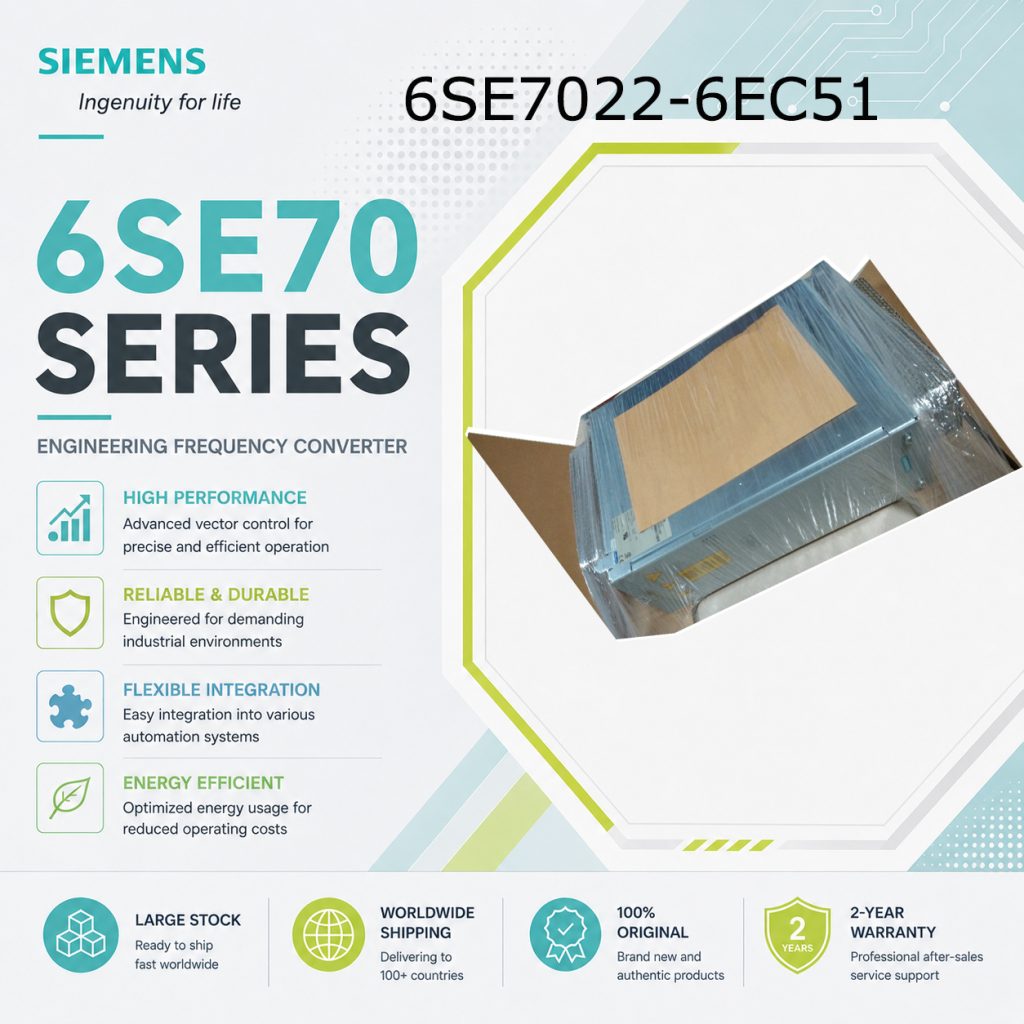Siemens 6SE7022-6EC51 SIMOVERT Masterdrives Fre...