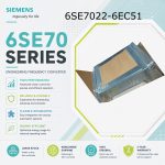 Siemens 6SE7022-6EC51 SIMOVERT Masterdrives Frequency Converter