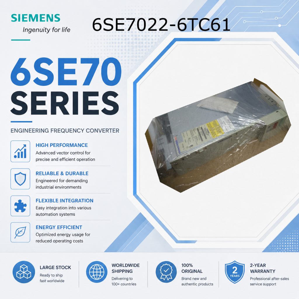 Siemens 6SE7022-6TC61 SIMOVERT Masterdrives Fre...