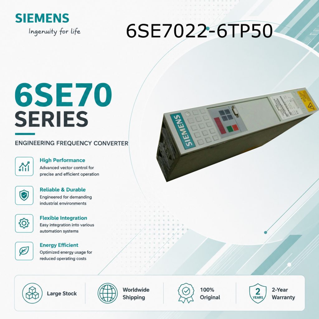 Siemens 6SE7022-6TP50 SIMOVERT Masterdrives Fre...