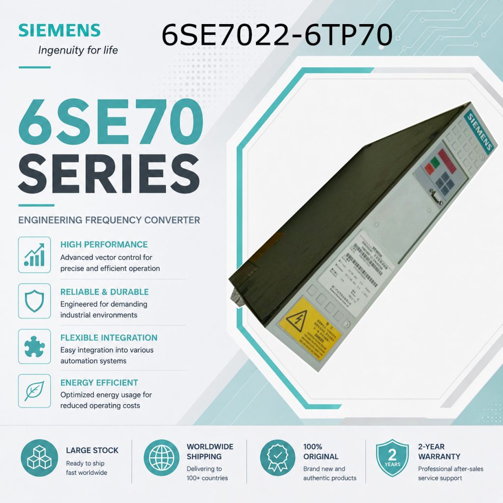 Siemens 6SE7022-6TP70 SIMOVERT Masterdrives Ind...