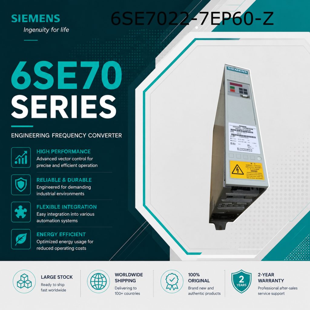 Siemens 6SE7022-7EP60-Z SIMOVERT Masterdrives F...