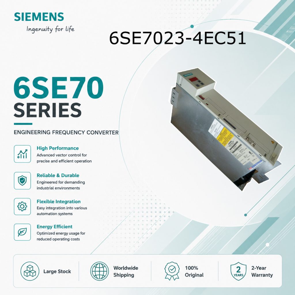 Siemens 6SE7023-4EC51 SIMOVERT Masterdrives Fre...