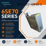 Siemens 6SE7021-4EP50-Z SIMOVERT Masterdrives Frequency Drive