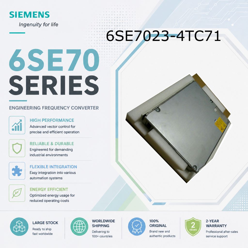 Siemens 6SE7023-4TC71 SIMOVERT Masterdrives Ind...