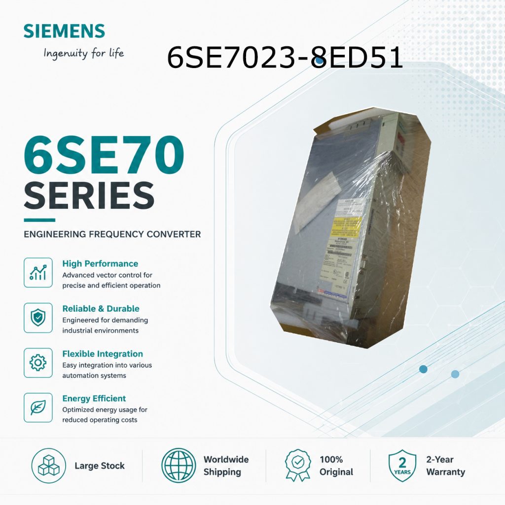 Siemens 6SE7023-8ED51 SIMOVERT Masterdrives Ind...