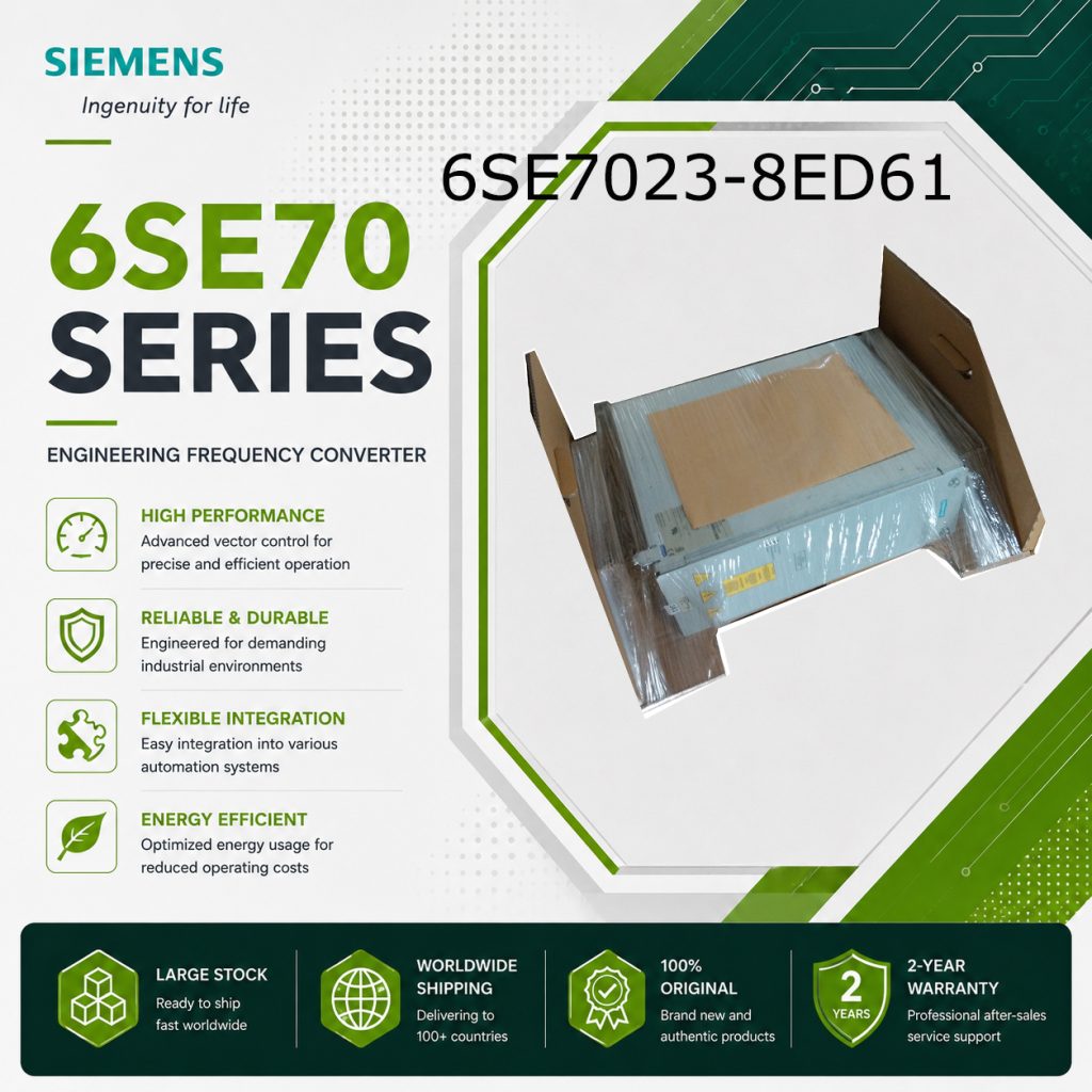 Siemens 6SE7023-8ED61 SIMOVERT Masterdrives Fre...