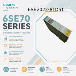 Siemens 6SE7023-8TD51 SIMOVERT Masterdrives Frequency Converter