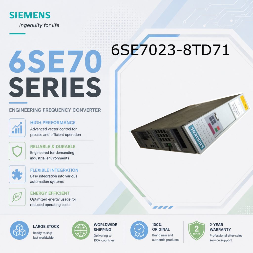 Siemens 6SE7023-8TD71 SIMOVERT Masterdrives Ind...