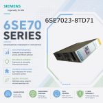 Siemens 6SE7023-8TD71 SIMOVERT Masterdrives Industrial Frequency Inverter
