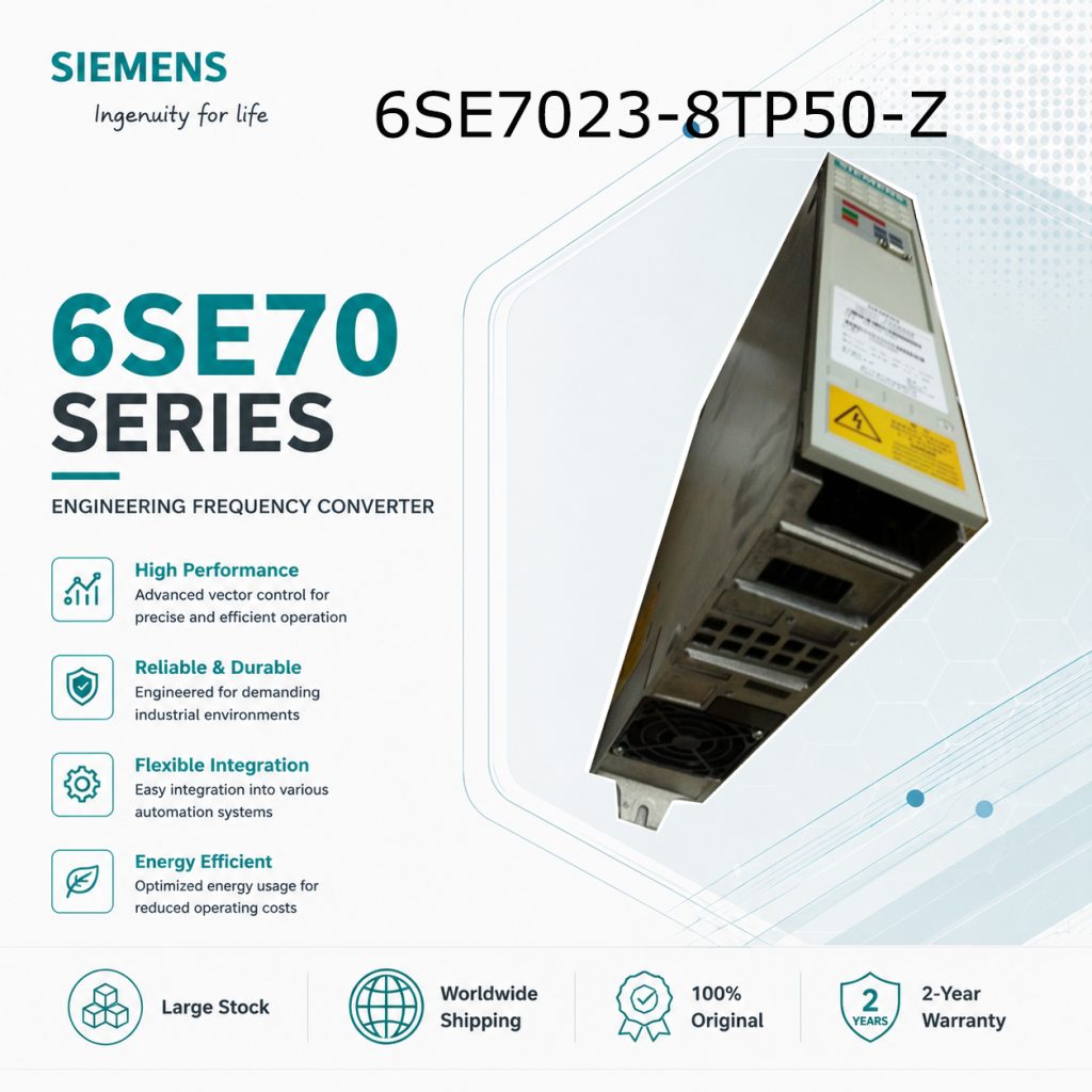 Siemens 6SE7023-8TP50-Z SIMOVERT Masterdrives F...