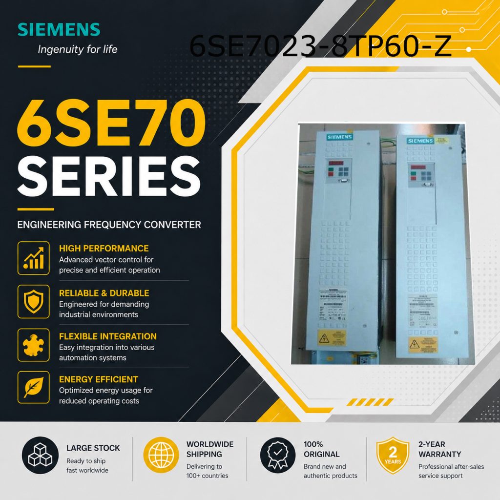 Siemens 6SE7021-8TP60-Z SIMOVERT Masterdrives I...
