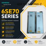 Siemens 6SE7021-8TP60-Z SIMOVERT Masterdrives Industrial Inverter
