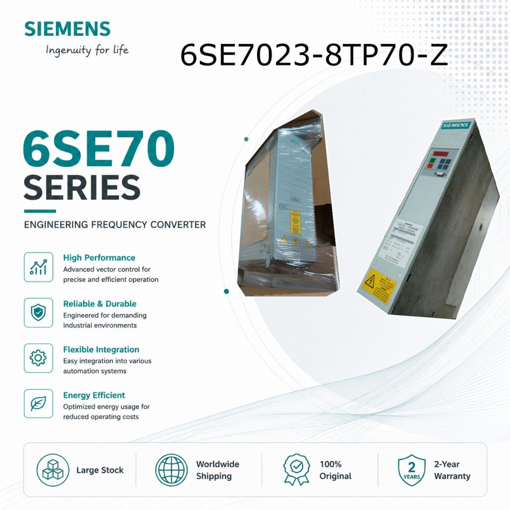 Siemens 6SE7023-8TP70-Z SIMOVERT Masterdrives I...