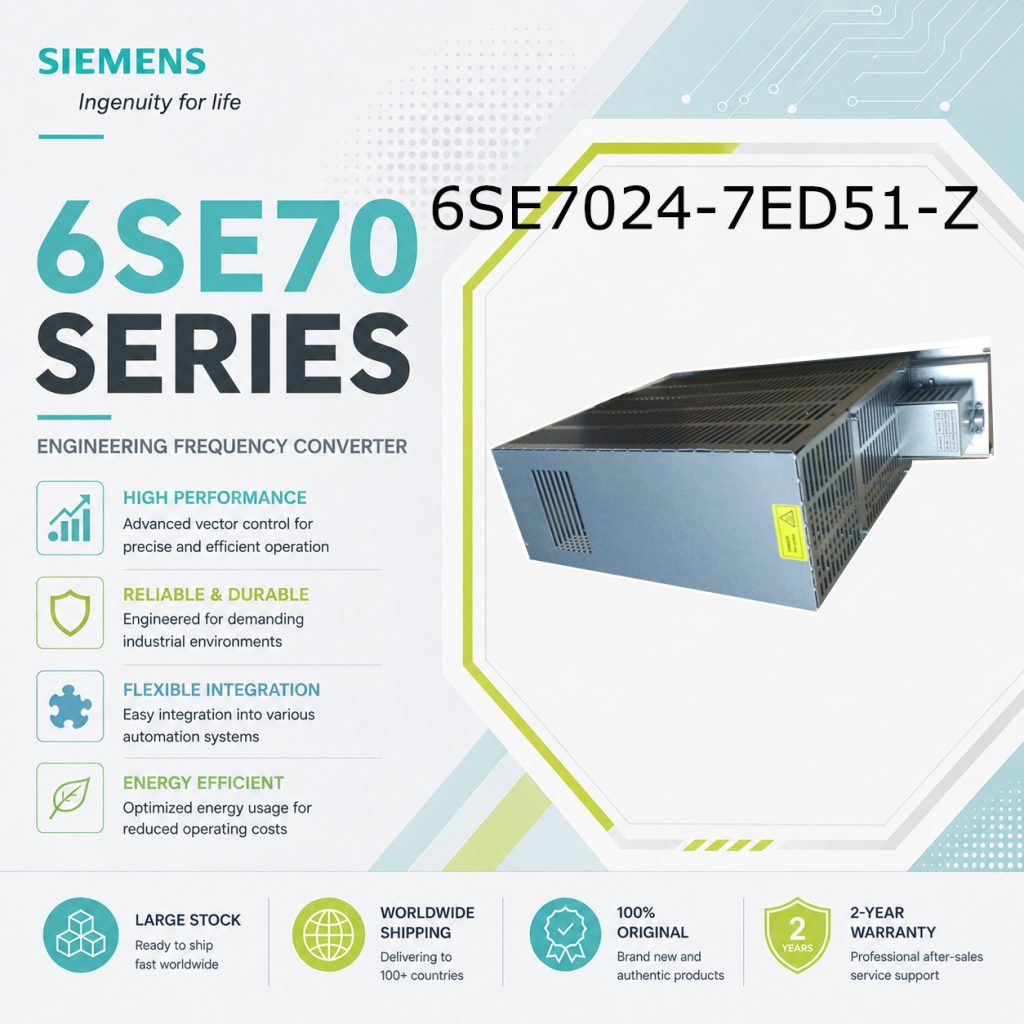 Siemens 6SE7024-7ED51-Z SIMOVERT Masterdrives F...