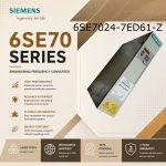 Siemens 6SE7024-7ED61-Z SIMOVERT Masterdrives Industrial Inverter
