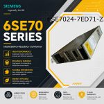 Siemens 6SE7024-7ED71-Z SIMOVERT Masterdrives Industrial Frequency Inverter
