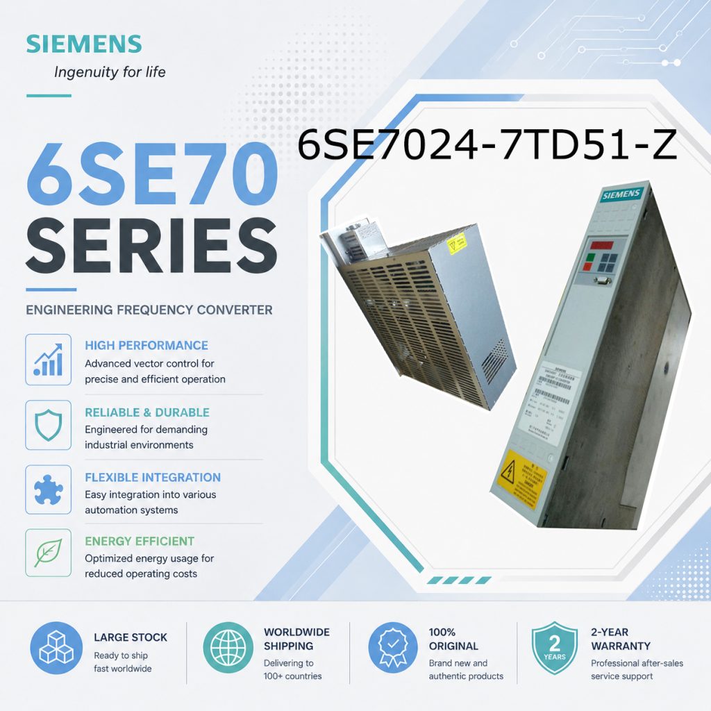 Siemens 6SE7024-7TD51-Z SIMOVERT Masterdrives F...
