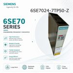 Siemens 6SE7024-7TP50-Z SIMOVERT Masterdrives Industrial Frequency Inverter