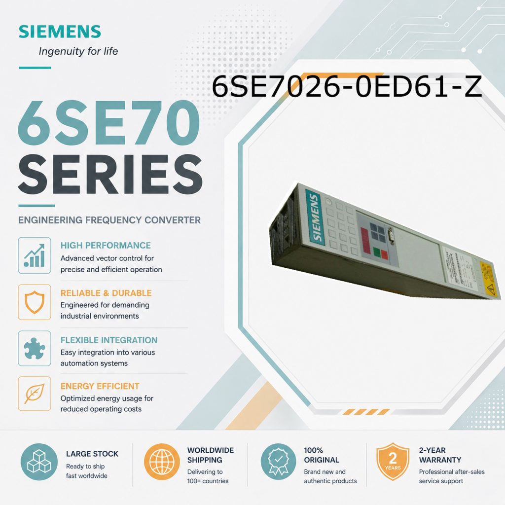 Siemens 6SE7026-0ED61-Z SIMOVERT Masterdrives I...