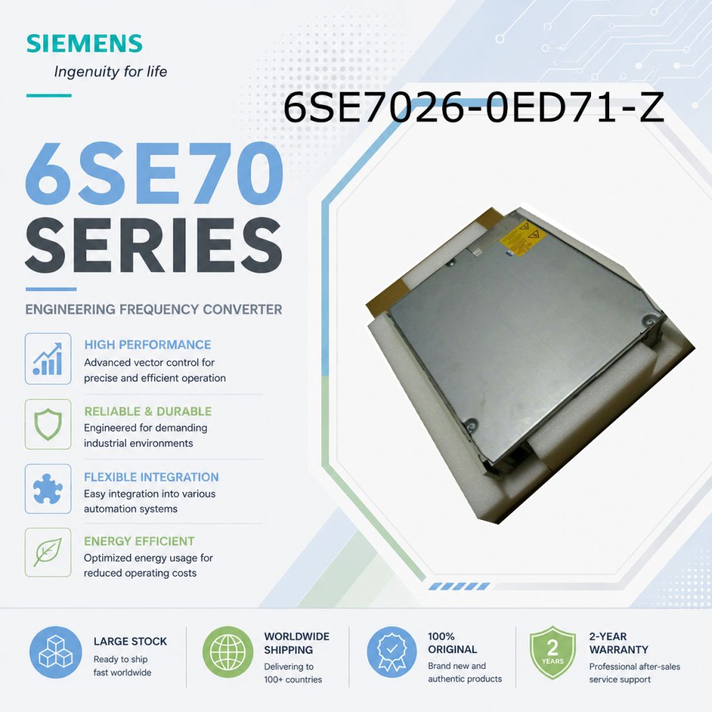 Siemens 6SE7026-0ED71-Z SIMOVERT Masterdrives I...