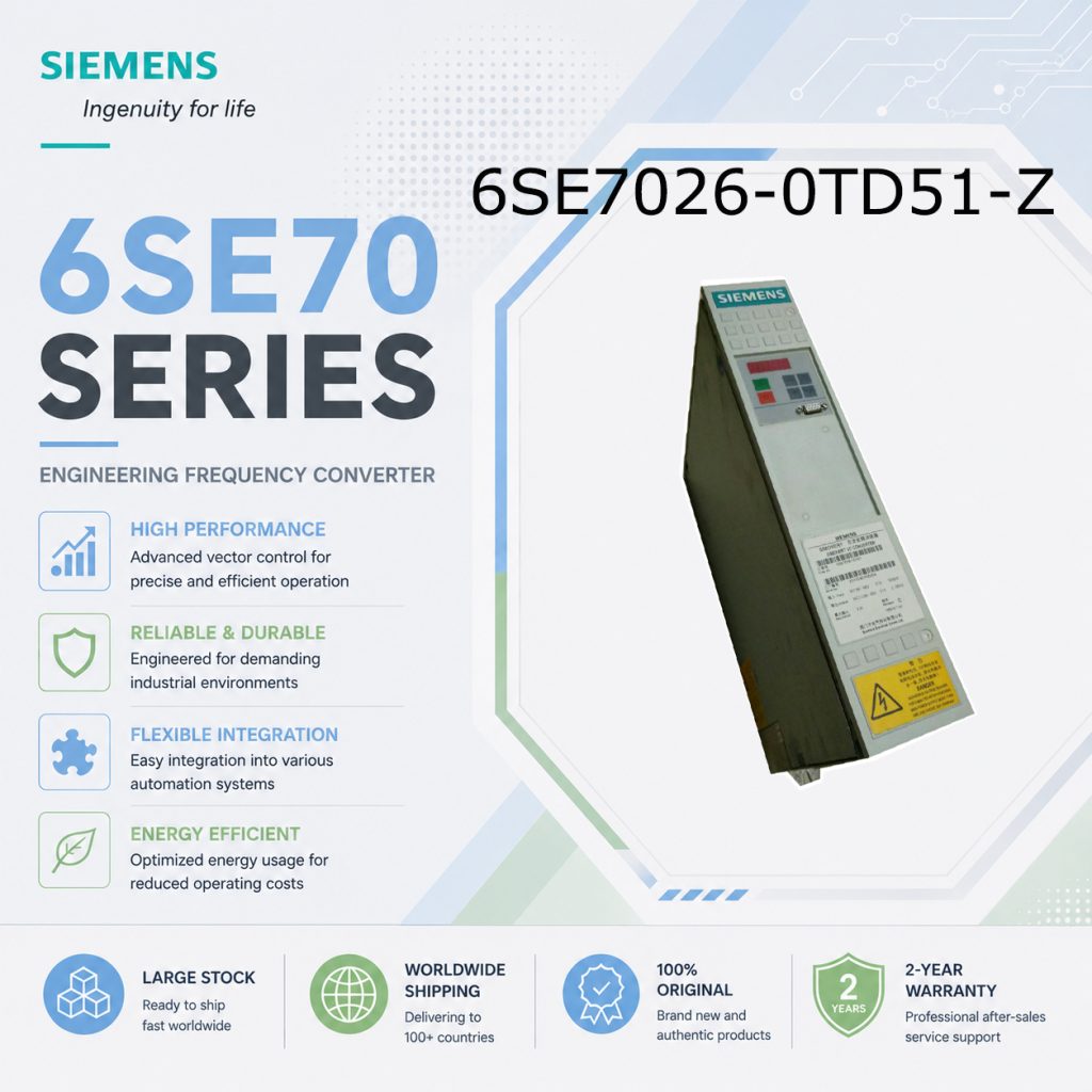 Siemens 6SE7026-0TD51-Z SIMOVERT Masterdrives I...