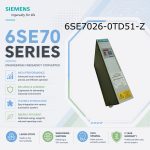 Siemens 6SE7026-0TD51-Z SIMOVERT Masterdrives Industrial Frequency Inverter