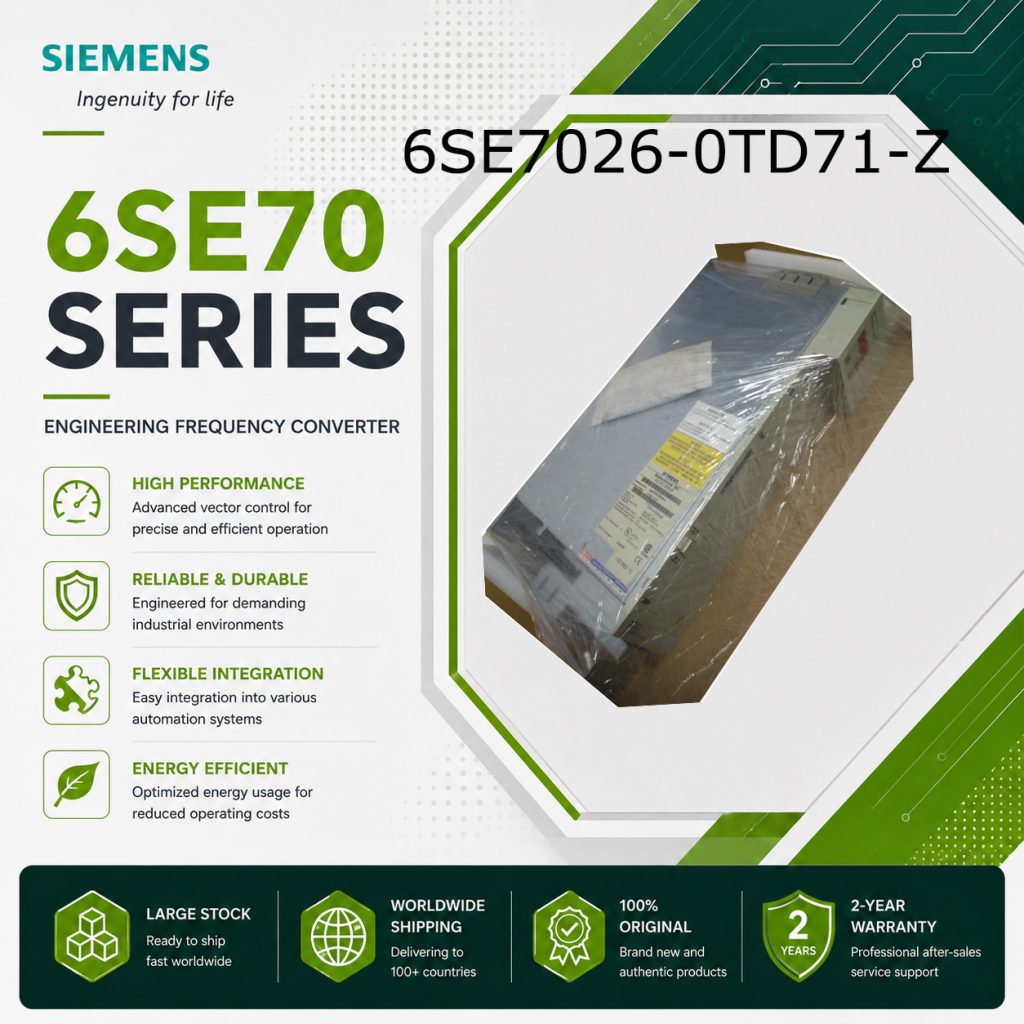 Siemens 6SE7026-0TD71-Z SIMOVERT Masterdrives I...