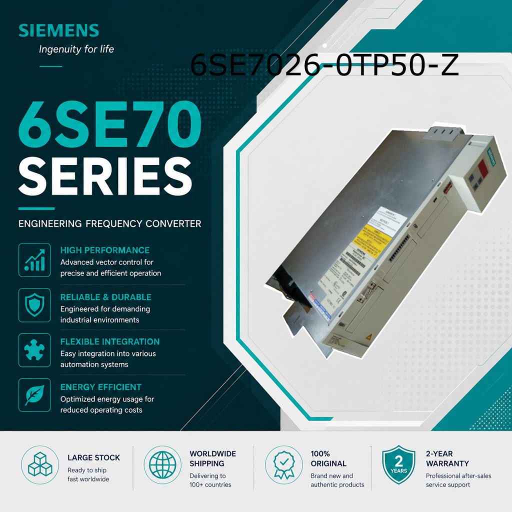 Siemens 6SE7026-0TP50-Z SIMOVERT Masterdrives I...