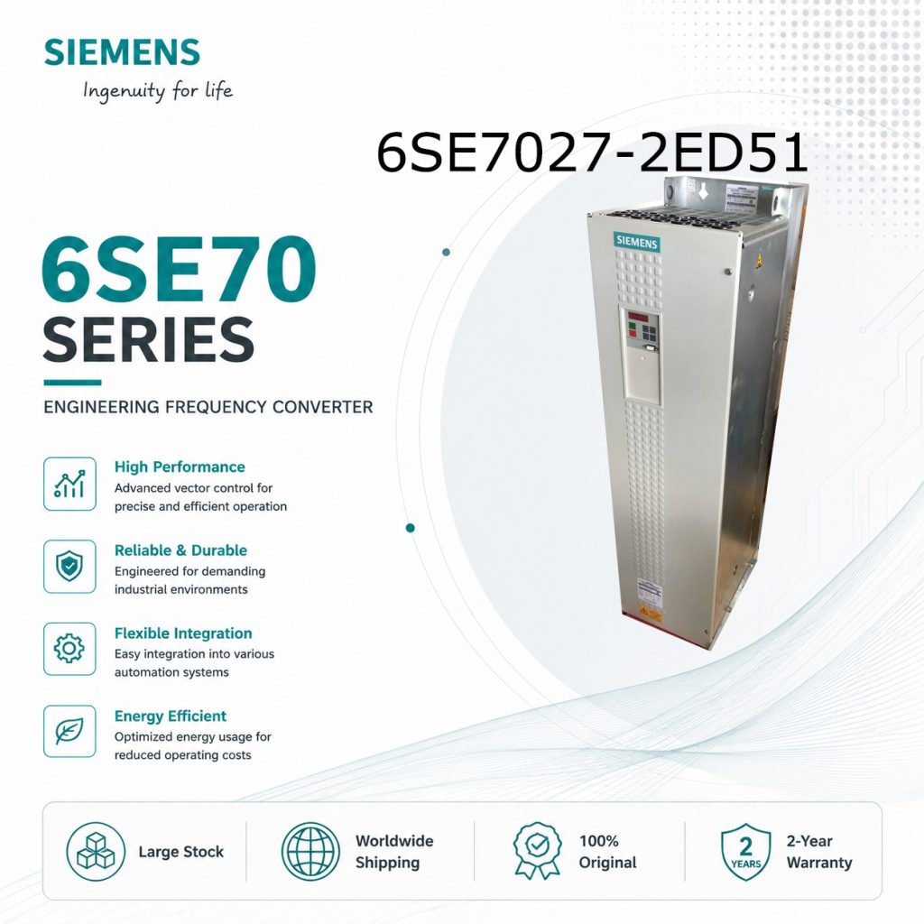 Siemens 6SE7027-2ED51 SIMOVERT Masterdrives Ind...