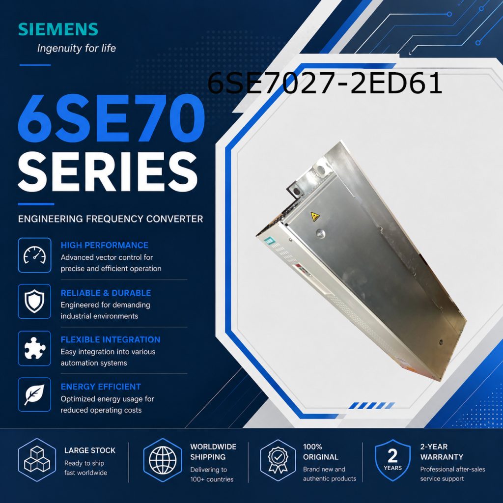 Siemens 6SE7027-2ED61 SIMOVERT Masterdrives Fre...