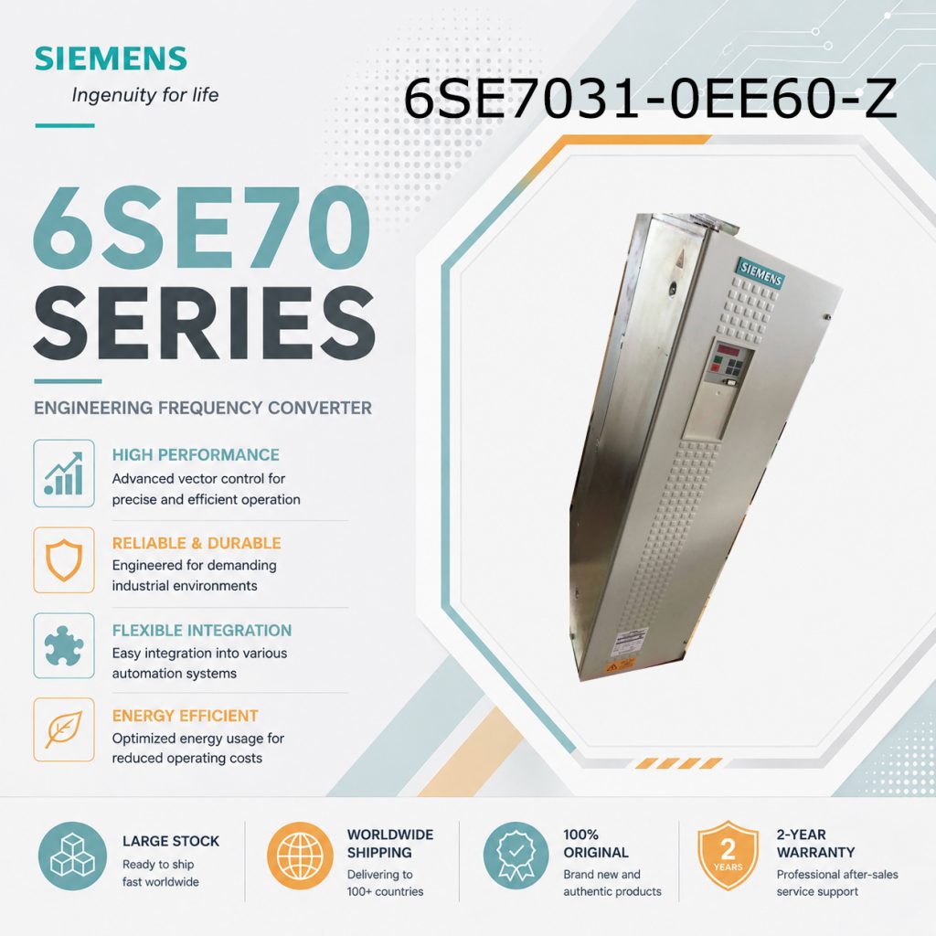 Siemens 6SE7031-0EE60-Z SIMOVERT Masterdrives F...