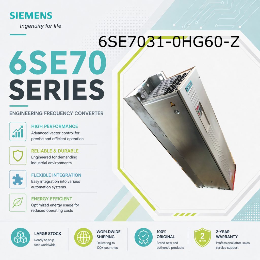 Siemens 6SE7031-0HG60-Z SIMOVERT Masterdrives I...