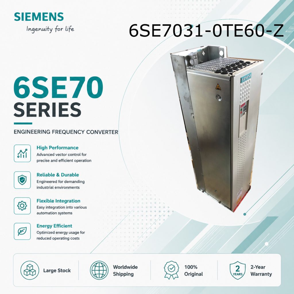 Siemens 6SE7031-0TE60-Z SIMOVERT Masterdrives I...
