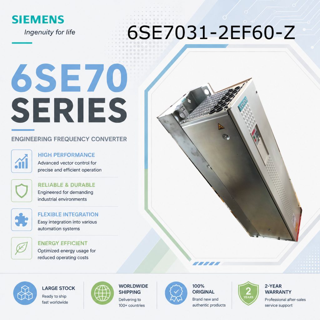 Siemens 6SE7031-2EF60-Z SIMOVERT Masterdrives I...
