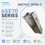 Siemens 6SE7031-2EF60-Z SIMOVERT Masterdrives Industrial AC Drive