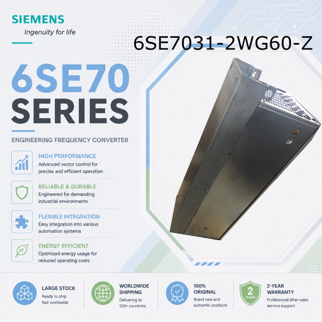 Siemens 6SE7031-2WG60-Z SIMOVERT Masterdrives F...