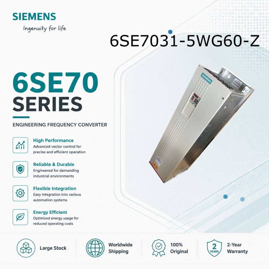Siemens 6SE7031-5WG60-Z SIMOVERT Masterdrives I...