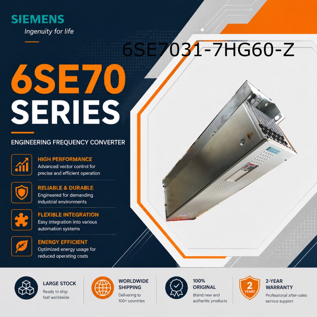 Siemens 6SE7031-7HG60-Z SIMOVERT Masterdrives F...