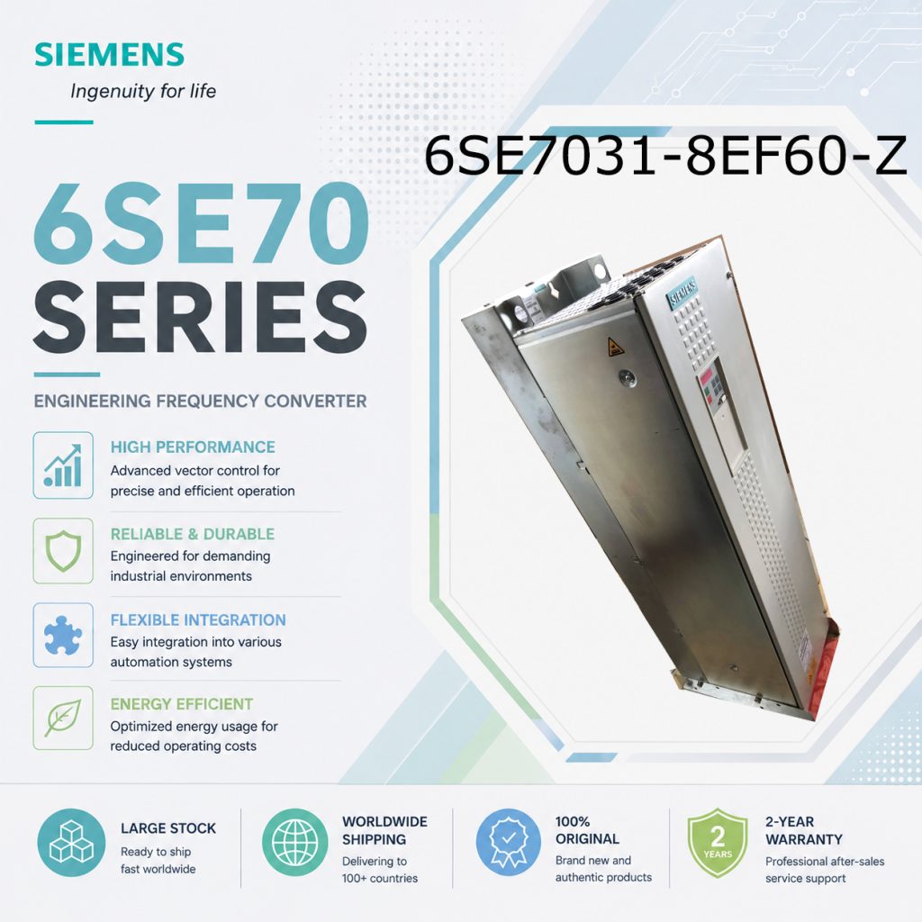 Siemens 6SE7031-8EF60-Z SIMOVERT Masterdrives F...