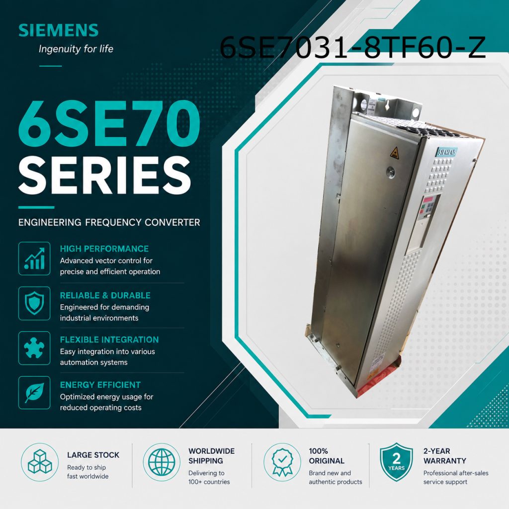 Siemens 6SE7031-8TF60-Z SIMOVERT Masterdrives I...