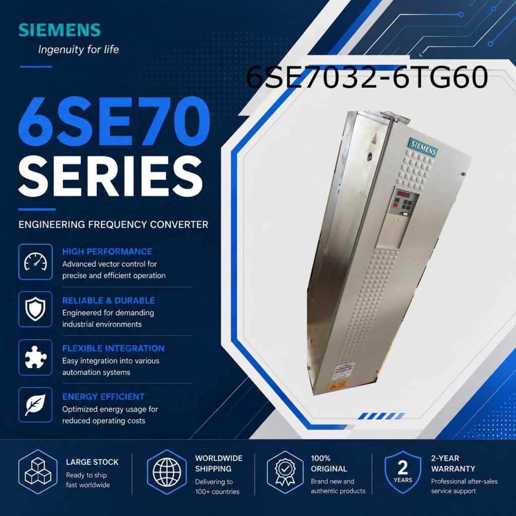 Siemens 6SE7032-6TG60 SIMOVERT Masterdrives Fre...